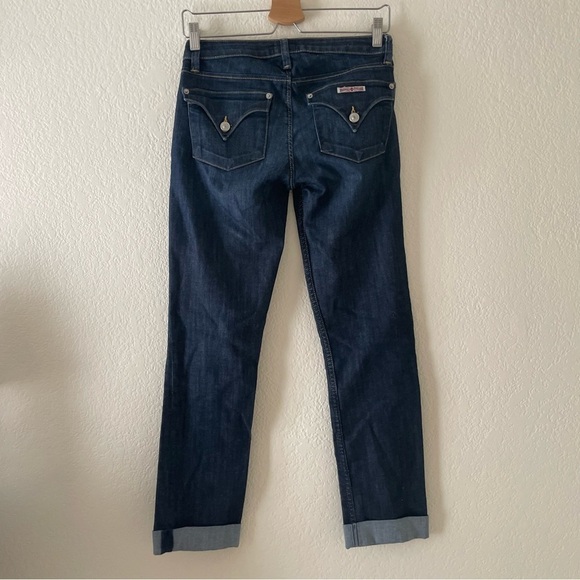 Hudson Bacara Cropped Straight Leg Cuffed Jeans - Picture 4 of 6